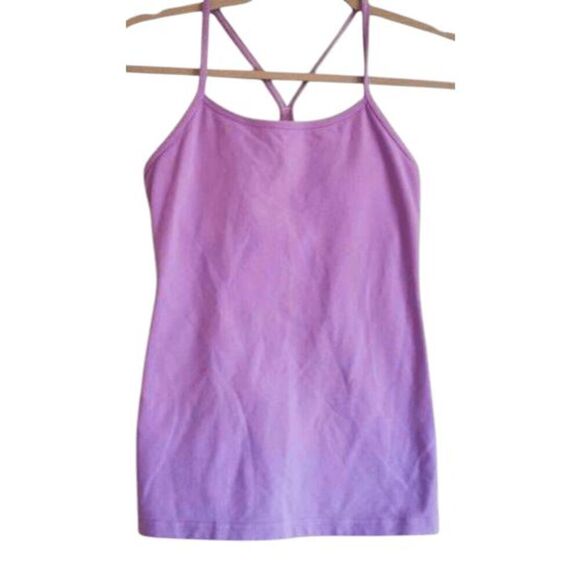 LULULEMON ATHLETICA Power Y Tank in Lilac Size 6 - Picture 2 of 3